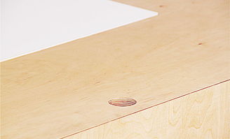 手机版 中密度纤维桦木胶合板桌设计